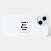 オリジナルの白 Case-Mate iPhoneケース (裏面 (横))