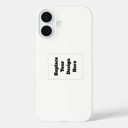 オリジナルの白 Case-Mate iPhoneケース (裏面)