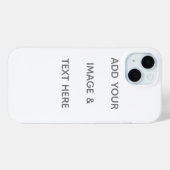 オリジナルの白 Case-Mate iPhoneケース (裏面 (横))