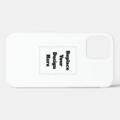 オリジナルの白 Case-Mate iPhoneケース (裏面 (横))