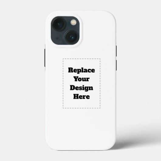 オリジナルの白 Case-Mate iPhoneケース (裏面)