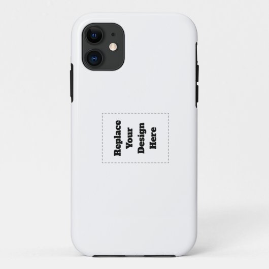 オリジナルの白 Case-Mate iPhoneケース (裏面)