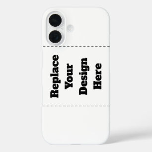 オリジナルの白 iPhone 16ケース
