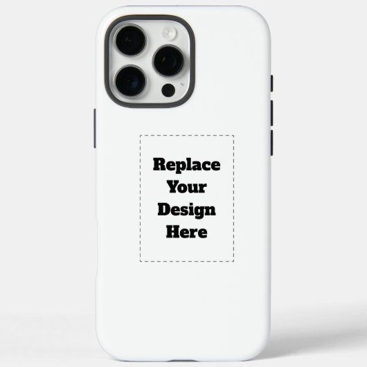 オリジナルの白 Case-Mate iPhoneケース (裏面)