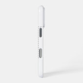 オリジナルの白 iPhoneケース (右側面)