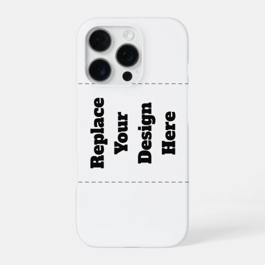 オリジナルの白 iPhoneケース (裏面)