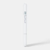 オリジナルの白 iPhone 15ケース (左側面)