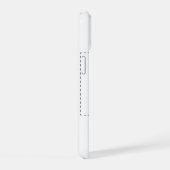 オリジナルの白 iPhone 15ケース (右側面)
