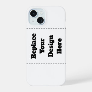 オリジナルの白 iPhone 15ケース