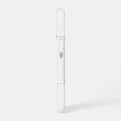 オリジナルの白 iPhone 16ケース (左側面)