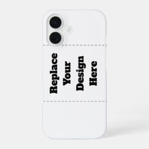 オリジナルの白 iPhone 16ケース