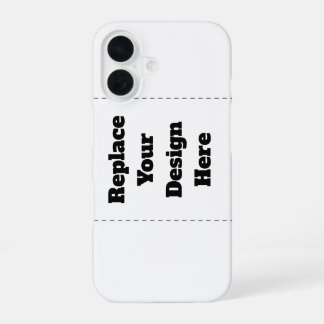 オリジナルの白 iPhone 16ケース
