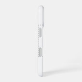 オリジナルの白 iPhone 16ケース (右側面)