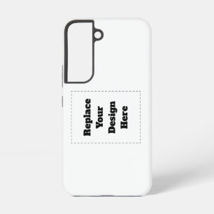 オリジナルの白 SAMSUNG GALAXY S22ケース