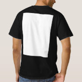 オリジナルの白 Tシャツ (裏面)