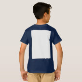 オリジナルの白 Tシャツ (裏面フル)