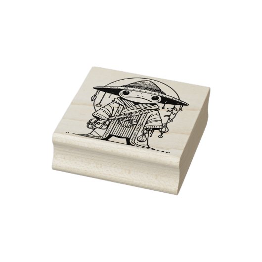 オリジナルの神秘的な日本のトカゲ ラバースタンプ (スタンプ)