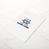 オリジナルの箔押し招待状をデザインしよう - オリジナルデザイン 箔招待状 (回転した状態)