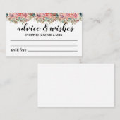 オリジナルの結婚アドバイス＆メッセージカードを作成 アドバイスカード (正面/裏面)