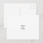 オリジナルの結婚式のデザインを作成 案内ポストカード (正面/裏面)