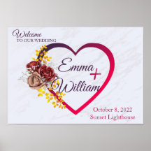 オリジナルの結婚式ウェルカムサイン