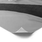 オリジナルの結婚式写真カスタム名言を作成 ポスター (角)