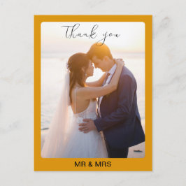 オリジナルの結婚式写真感謝メッセージ ポストカード