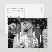 オリジナルの結婚式写真 ポストカード (正面/裏面)
