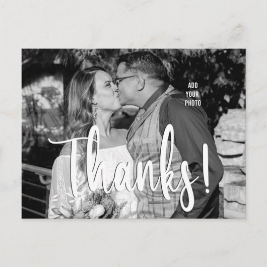 オリジナルの結婚式写真 ポストカード (正面)