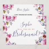 オリジナルの結婚式招待カード - 結婚する？ 招待状 (正面/裏面)