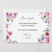 オリジナルの結婚式招待カード - 結婚式にあなたは来てくれる？ 招待状 (裏面)