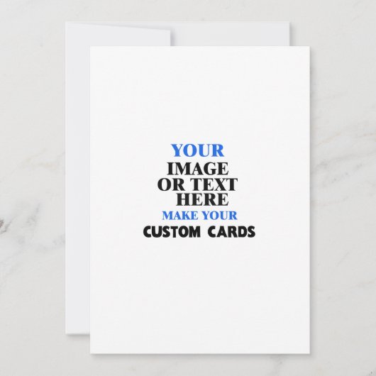 オリジナルの結婚式招待状 - あなただけのデザイン 招待状 (正面)