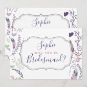 オリジナルの結婚式招待状　あなたは？ 招待状 (正面/裏面)