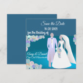 オリジナルの結婚式招待状 招待状 (正面/裏面)