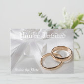 オリジナルの結婚式招待状 & RSVP- Save the Date 招待状 (スタンド正面)