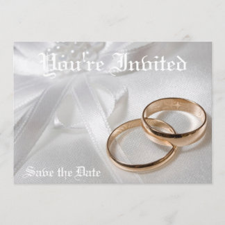 オリジナルの結婚式招待状 & RSVP- Save the Date 招待状