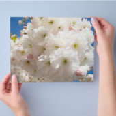 オリジナルの花の開花チラシ チラシ (手)