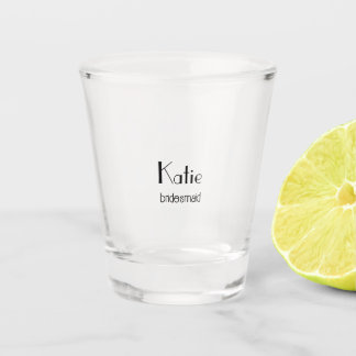 オリジナルの花嫁とブライズメイド ショットグラス
