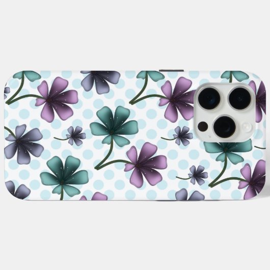 オリジナルの花柄ギフト iPhone / iPad ケース Case-Mate iPhoneケース (裏面 (横))