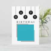 オリジナルの誕生日グリーティングカードを作成する 招待状 (スタンド正面)