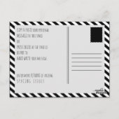 オリジナルの誕生日トリップ・アラウンド・ザ・サン ポストカード (裏面)