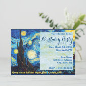 オリジナルの誕生日パーティー招待状を作成 招待状 (スタンド正面)