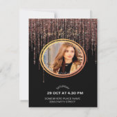 オリジナルの誕生日招待状をデザインする 招待状 (裏面)