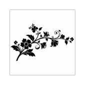 オリジナルの野の花の茎 ラバースタンプ (インプリント)