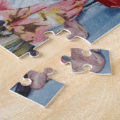 オリジナルの静止寿命写真ヴィンテージメイクアップバッグ ジグソーパズル (側面)