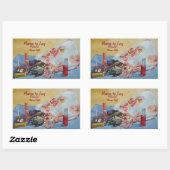 オリジナルの静止寿命写真ヴィンテージメイクアップバッグ 長方形シール (シート)