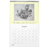 オリジナルの風景と犬と静物生活2024 カレンダー (3月 2026)