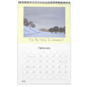 オリジナルの風景と犬と静物生活2024 カレンダー (2月 2026)