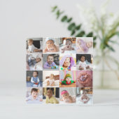 オリジナルの16枚写真コラージュをデザインしよう カード (スタンド正面)