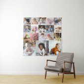 オリジナルの18枚写真コラージュをデザインしよう タペストリー (インサイチュ)